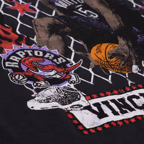 Vince Carter Toronto Raptors Best In Class Muscle Tank Top Black view 4