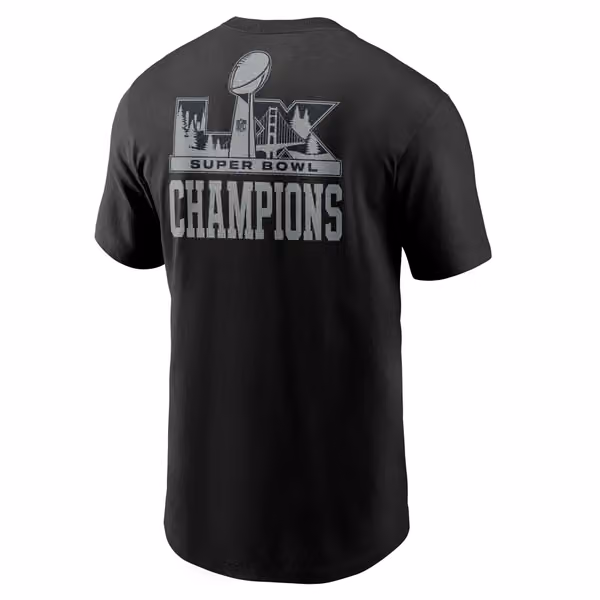 Seattle Seahawks Super Bowl LX Champions Nike Locker Room NFL T-Shirt view 3