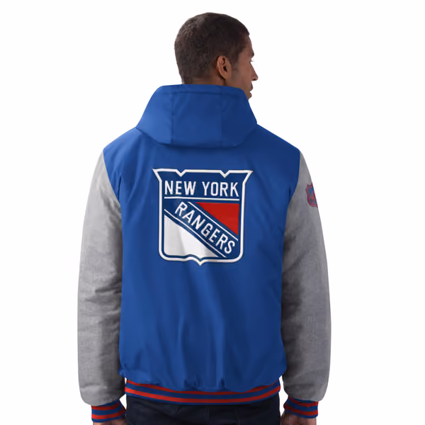 New York Rangers G-III Cold Front NHL Winter Jacket view 2