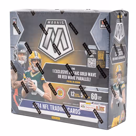 2024 Panini Mosaic Football NFL International Hobby Box view 1