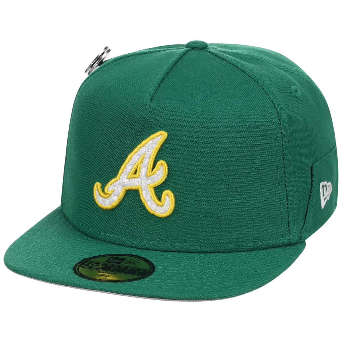 Atlanta Braves MLB Augusta Bloom New Era 59FIFTY w/ Golf Pin detail view