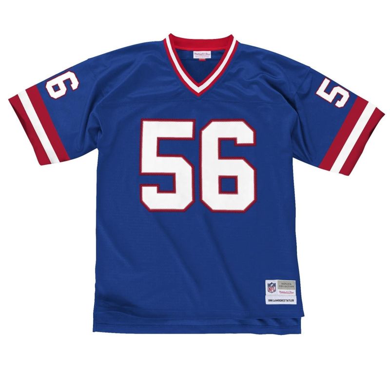 Lawrence Taylor #56 New York Giants 1986 Legacy Throwback NFL Jersey Blue view 2
