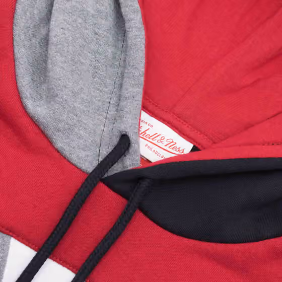Portland Trail Blazers Mitchell & Ness Color Blocked NBA Fleece Hoodie view 5