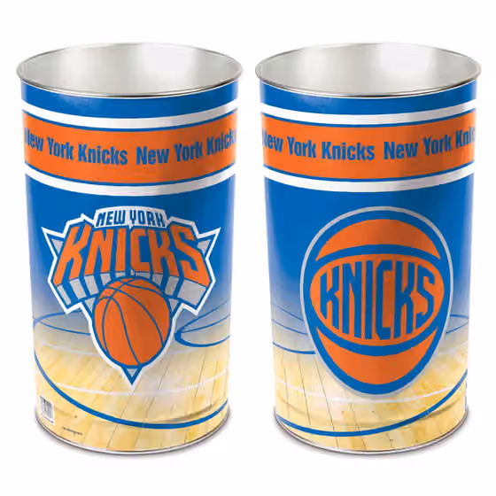 New York Knicks NBA Metal Wastebasket view 1
