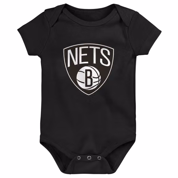 Brooklyn Nets Born to Win NBA Infant Bodysuit Set (3-Piece) view 2