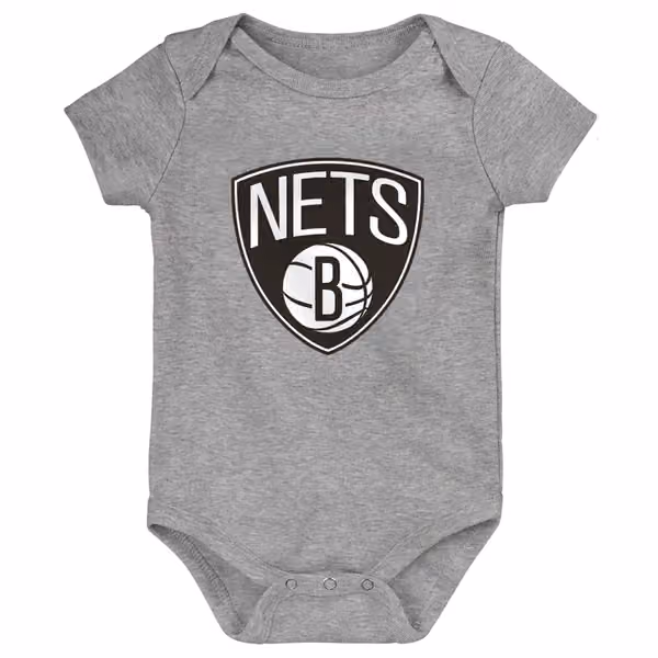 Brooklyn Nets Born to Win NBA Infant Bodysuit Set (3-Piece) view 4