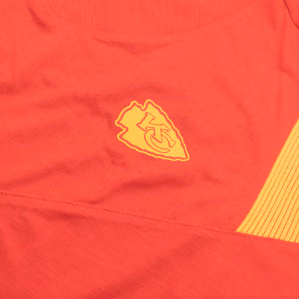 Kansas City Chiefs 2022 NFL Sideline Nike Performance Player Top Red view 4