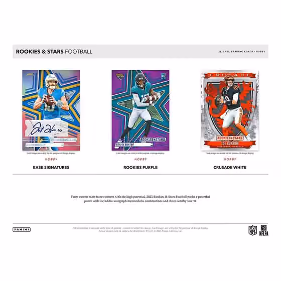 2025 Panini Rookies & Stars Football NFL Hobby Box view 2
