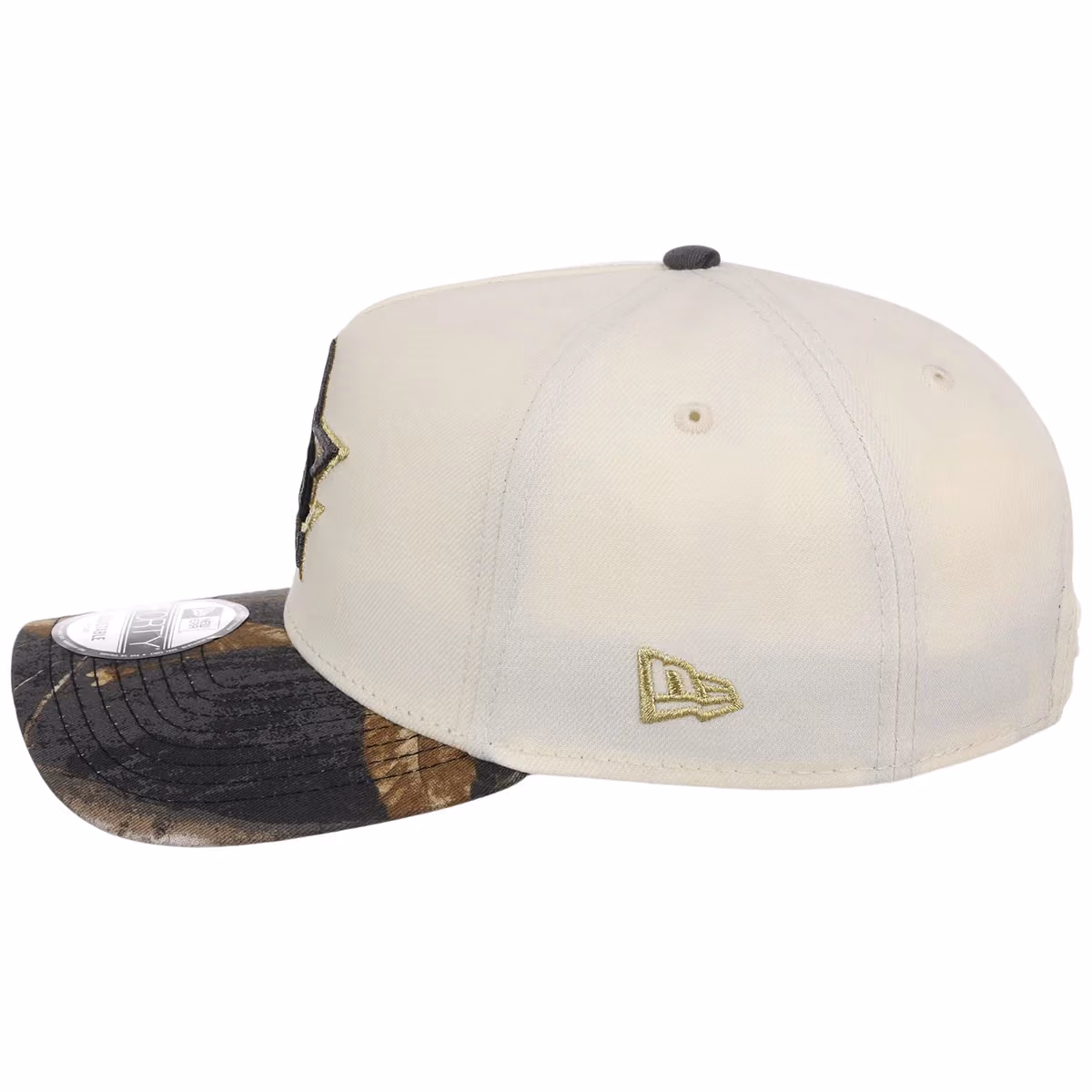 Seattle Mariners MLB Black Realtree Chrome New Era 9FORTY detail view