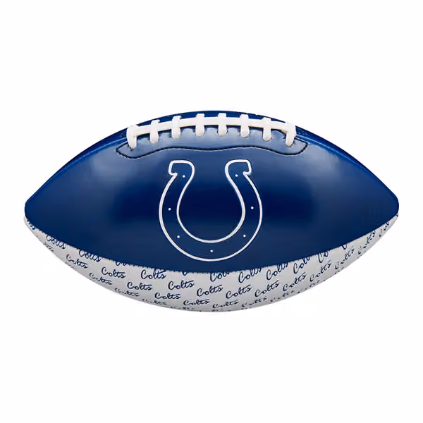Indianapolis Colts City Pride Wilson PeeWee Size NFL Football view 1