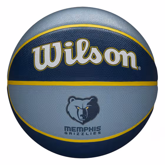 Memphis Grizzlies Team Tribute Wilson NBA Basketball (Size 7) view 1