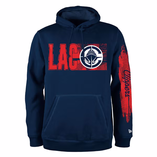 Los Angeles Clippers 2024 NBA Tip-Off New Era Hoodie Navy view 1