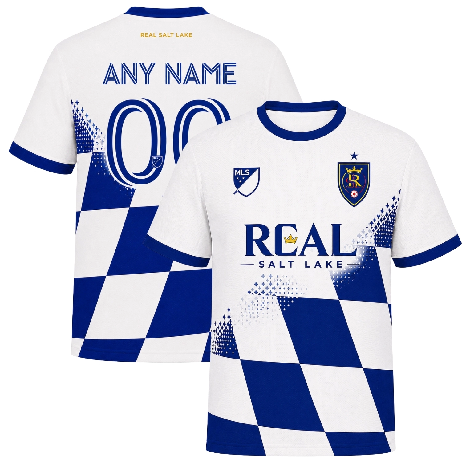 Real Salt Lake Soccer Jersey Custom – Exclusive Blue Grid Style