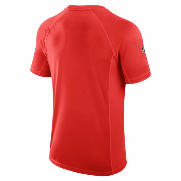 Chicago Blackhawks 2024/25 Authentic Pro Rink Tech NHL T-Shirt Red view 2
