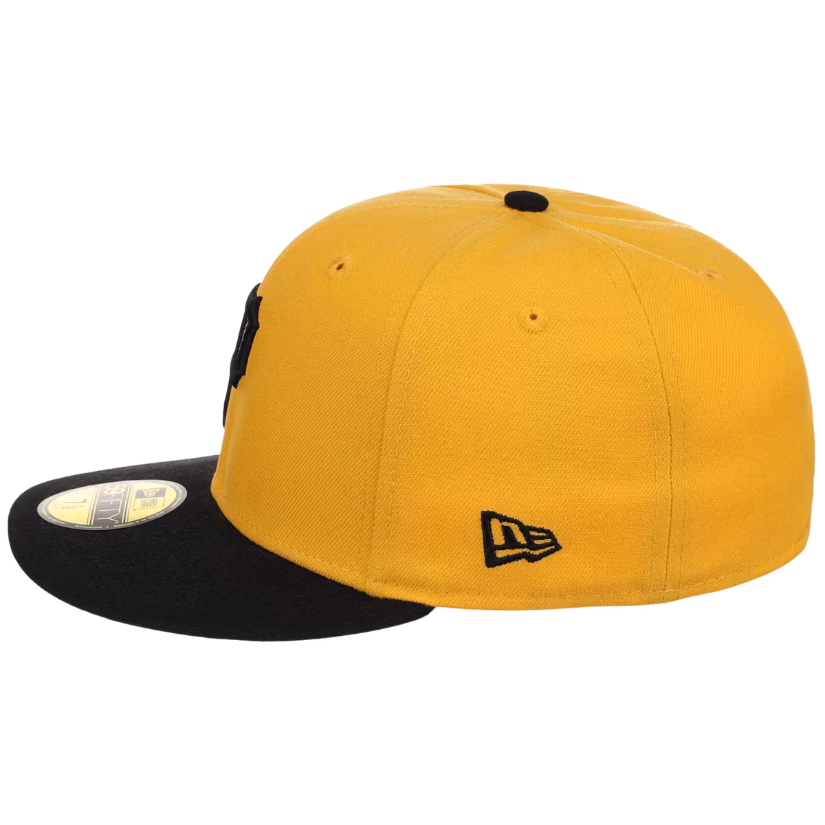 Pittsburgh Pirates MLB Cooperstown Authentic Collection New Era 59FIFTY (Yellow/Black) detail view