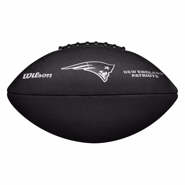New England Patriots Wilson Metallic Premiere Full Size NFL Football view 6