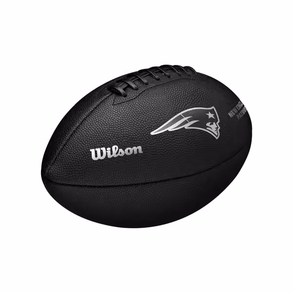 New England Patriots Wilson Metallic Premiere Full Size NFL Football view 5