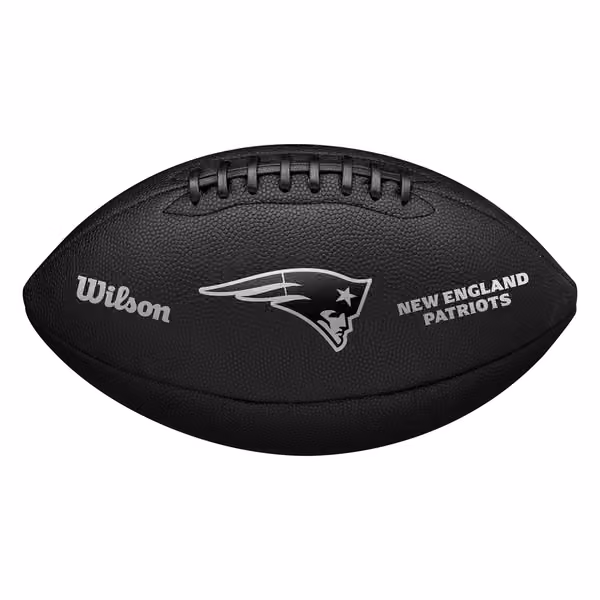 New England Patriots Wilson Metallic Premiere Full Size NFL Football view 1