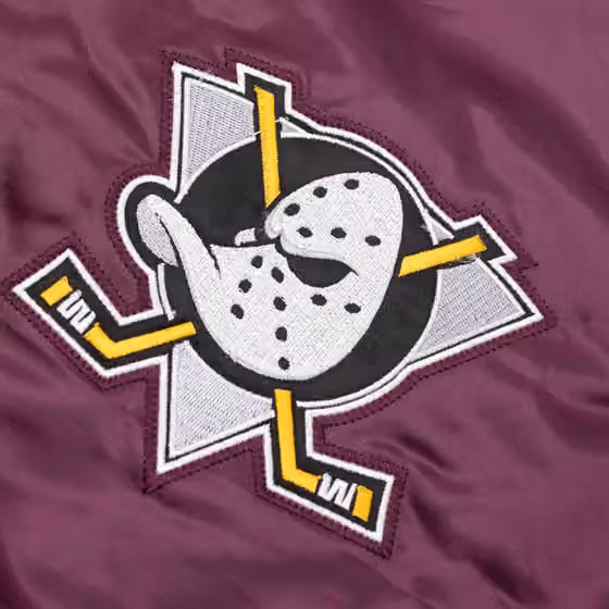 Anaheim Ducks Starter Scout Varsity NHL Jacket Purple view 3