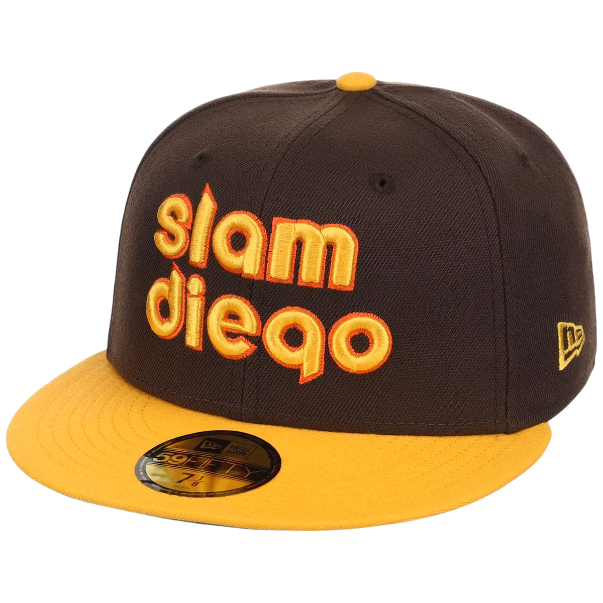 San Diego Padres San Diego Crown the City (Brown/Yellow)New Era 59FIFTY detail view