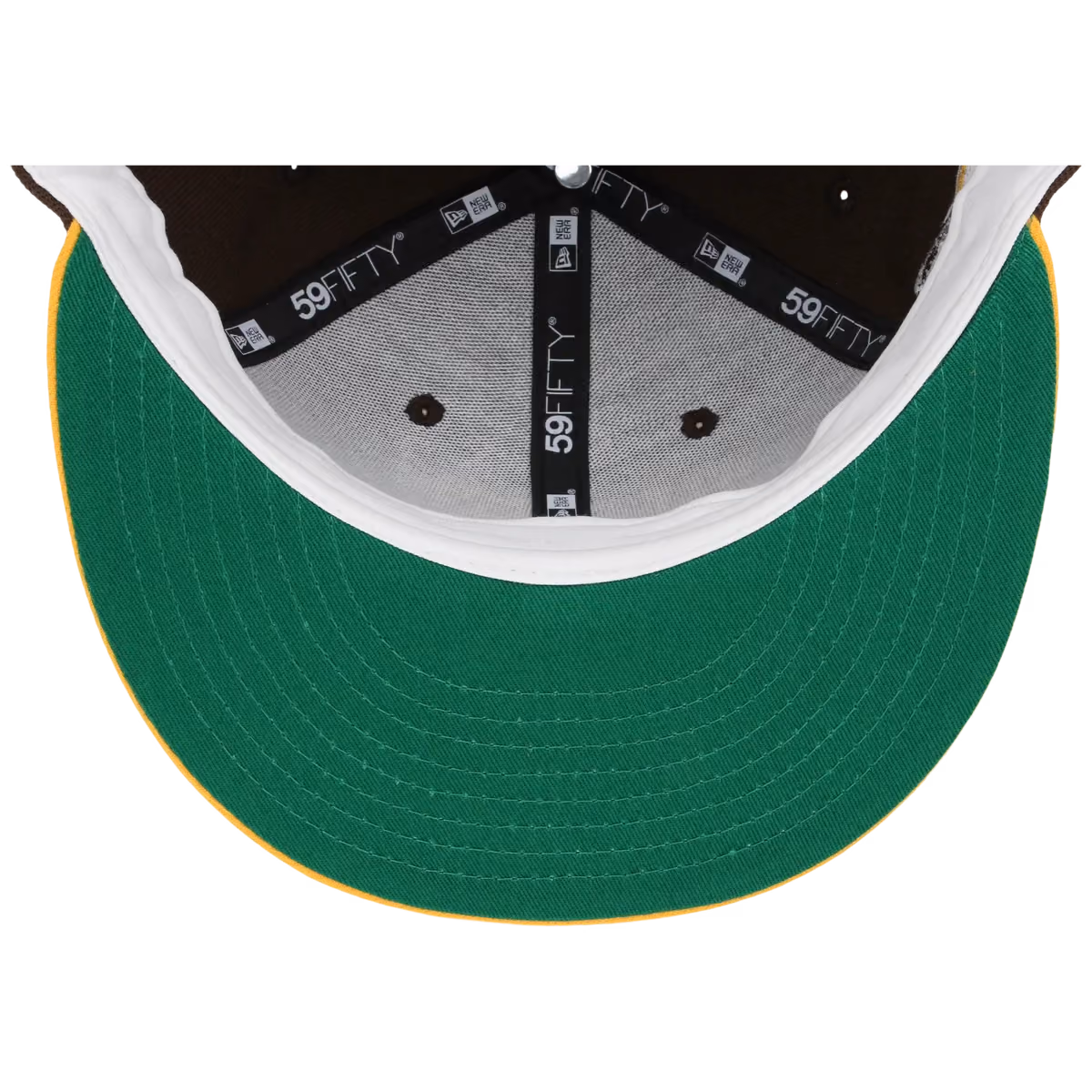 San Diego Padres San Diego Crown the City (Brown/Yellow)New Era 59FIFTY back view