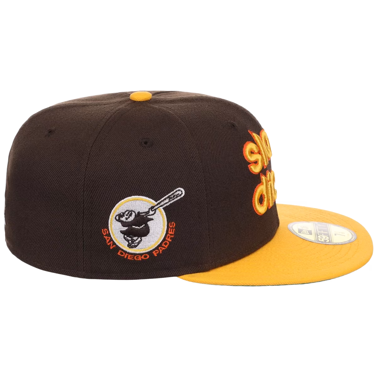 San Diego Padres San Diego Crown the City (Brown/Yellow)New Era 59FIFTY detail view