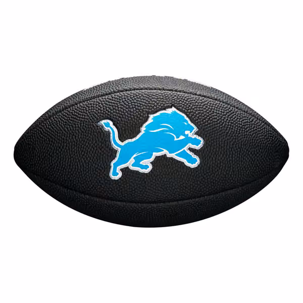 Detroit Lions NFL Mini Football Black view 3