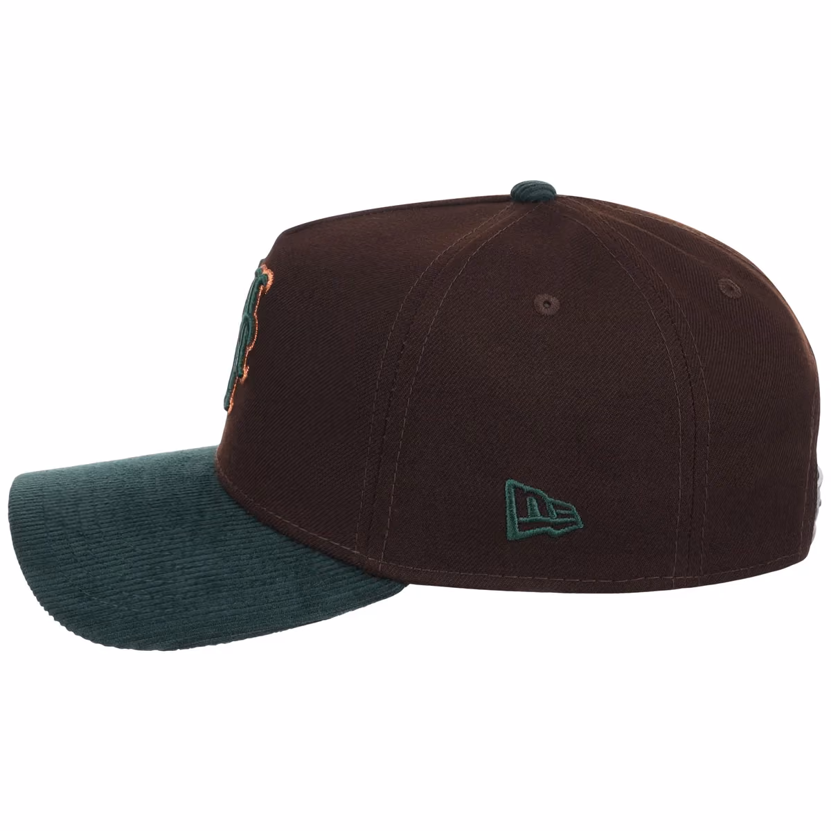 New York Mets MLB Forest Ember New Era 9FORTY A-Frame detail view