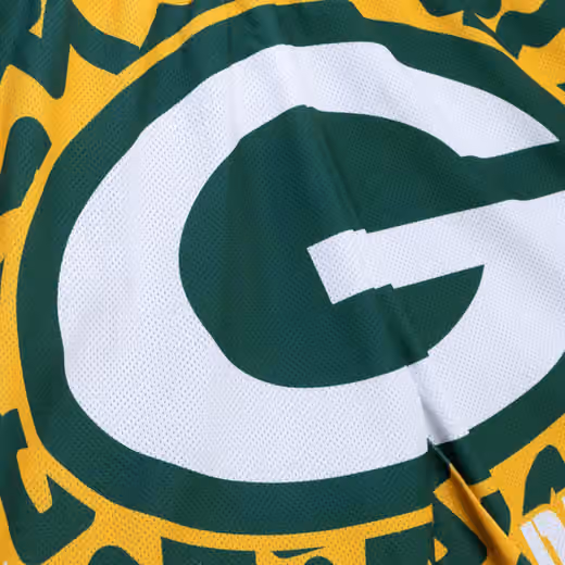 Green Bay Packers Mitchell & Ness Jumbotron 2.0 NFL Shorts view 3