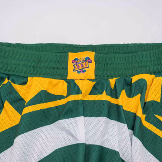 Green Bay Packers Mitchell & Ness Jumbotron 2.0 NFL Shorts view 4