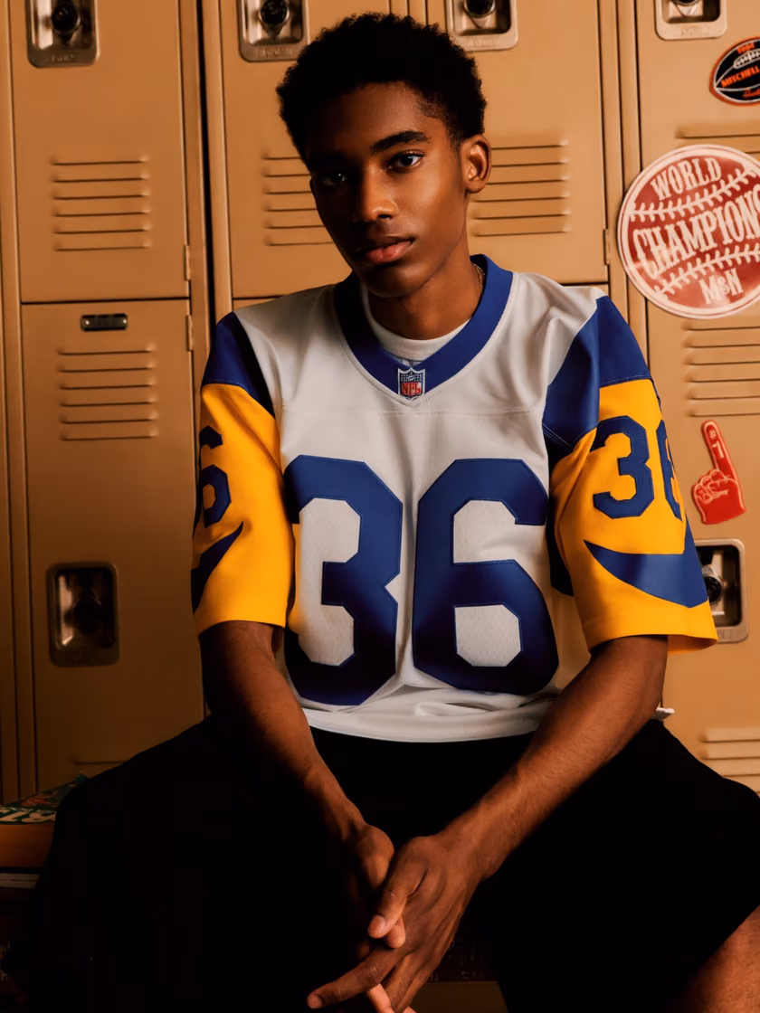 Jerome Bettis #36 Los Angeles Rams 1993 Legacy Throwback NFL Jersey White view 7