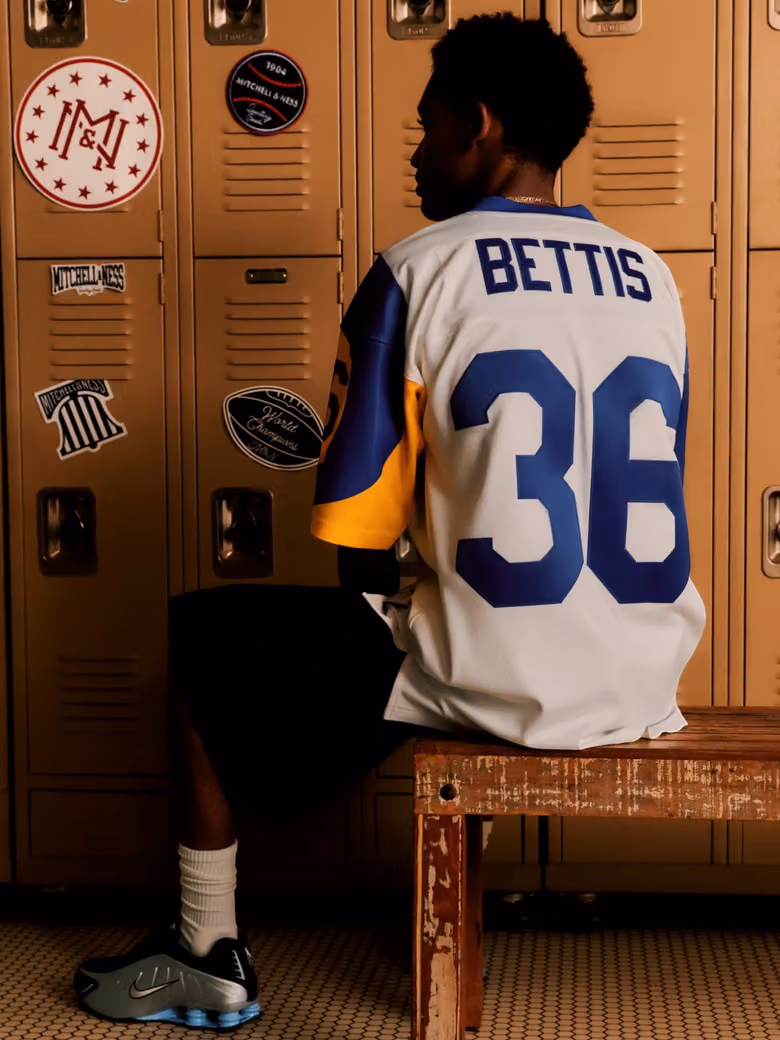 Jerome Bettis #36 Los Angeles Rams 1993 Legacy Throwback NFL Jersey White view 8