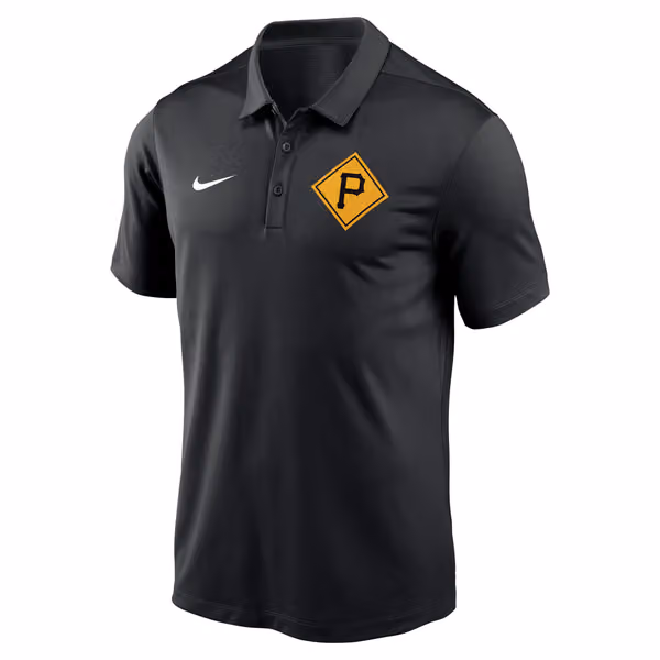 Pittsburgh Pirates Diamond Icon Nike Franchise Dri-FIT MLB Polo Shirt view 1
