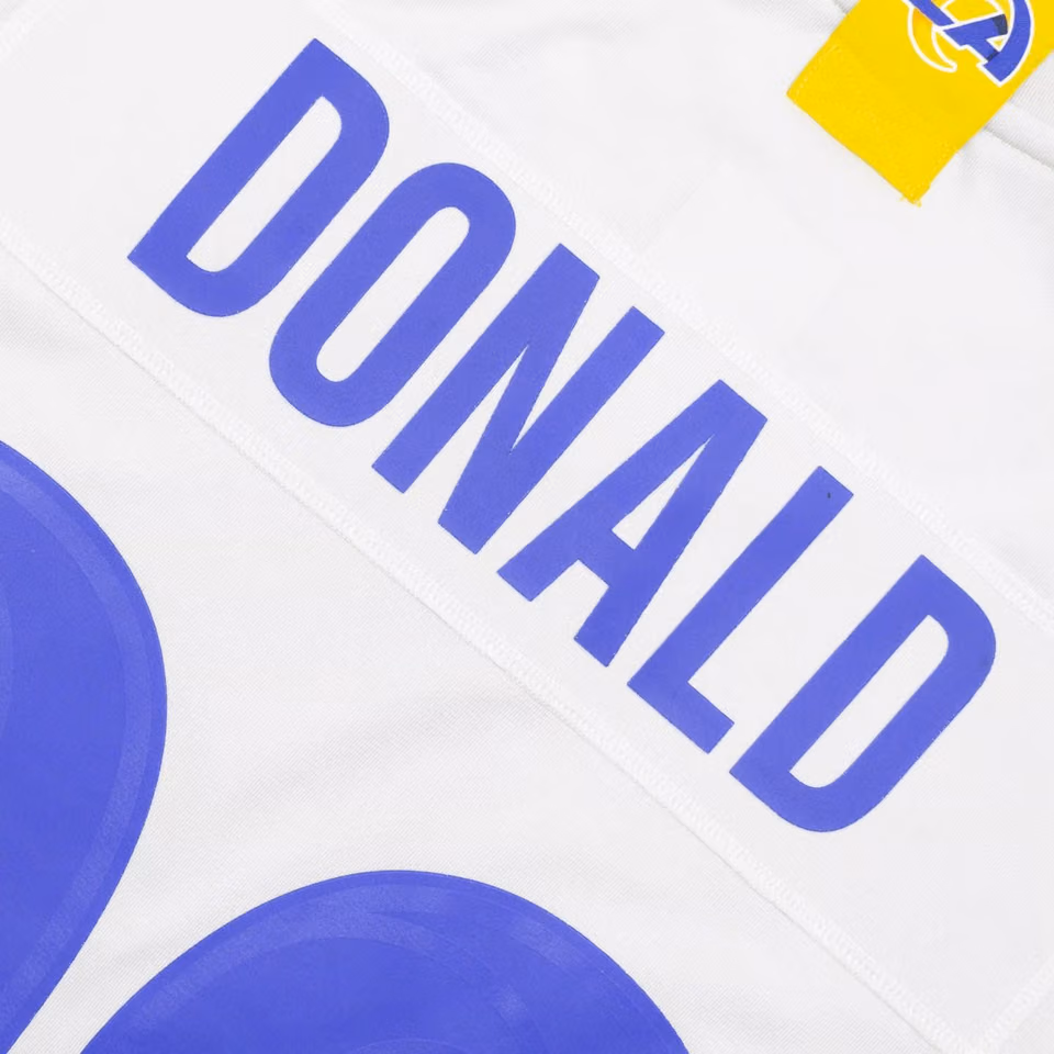 Aaron Donald #99 Los Angeles Rams Nike Game NFL Jersey Bone view 4