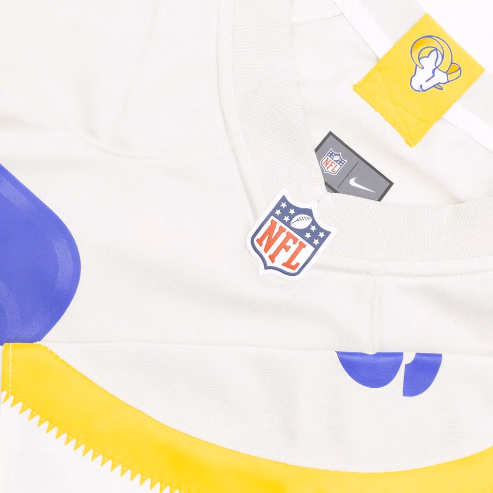 Aaron Donald #99 Los Angeles Rams Nike Game NFL Jersey Bone view 5