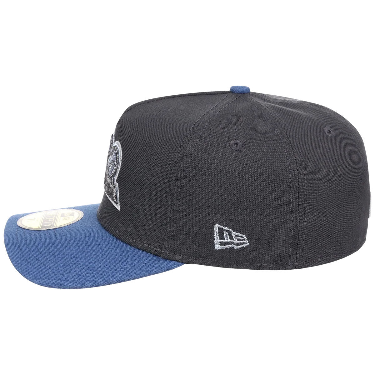 Colorado Rockies MLB Indigo Steel New Era 59FORTY detail view