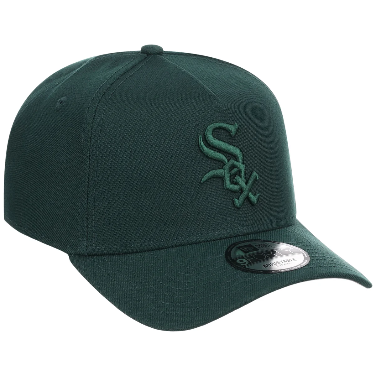 Chicago White Sox MLB Dark Green FASHION CORE New Era 9FORTY A-Frame front view