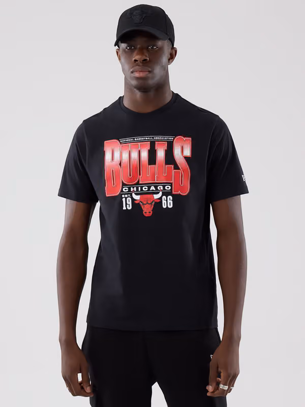 Chicago Bulls Arch Graphic NBA T-Shirt Black view 1