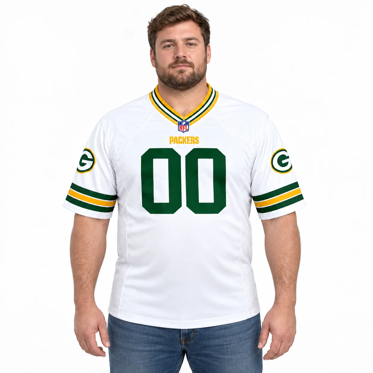Packers Personalized White Jersey Impressive Fanwear
