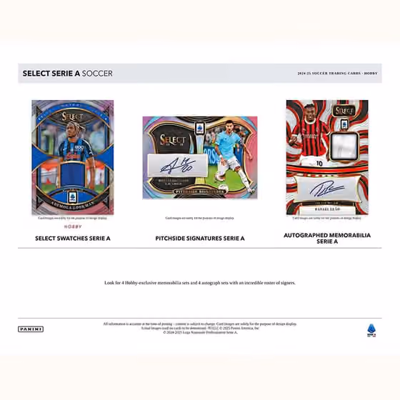 2024/25 Panini Select Serie A Football Hobby Box view 4