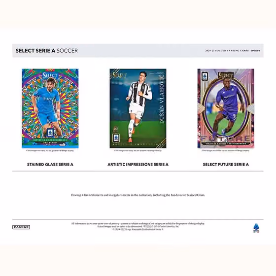 2024/25 Panini Select Serie A Football Hobby Box view 3