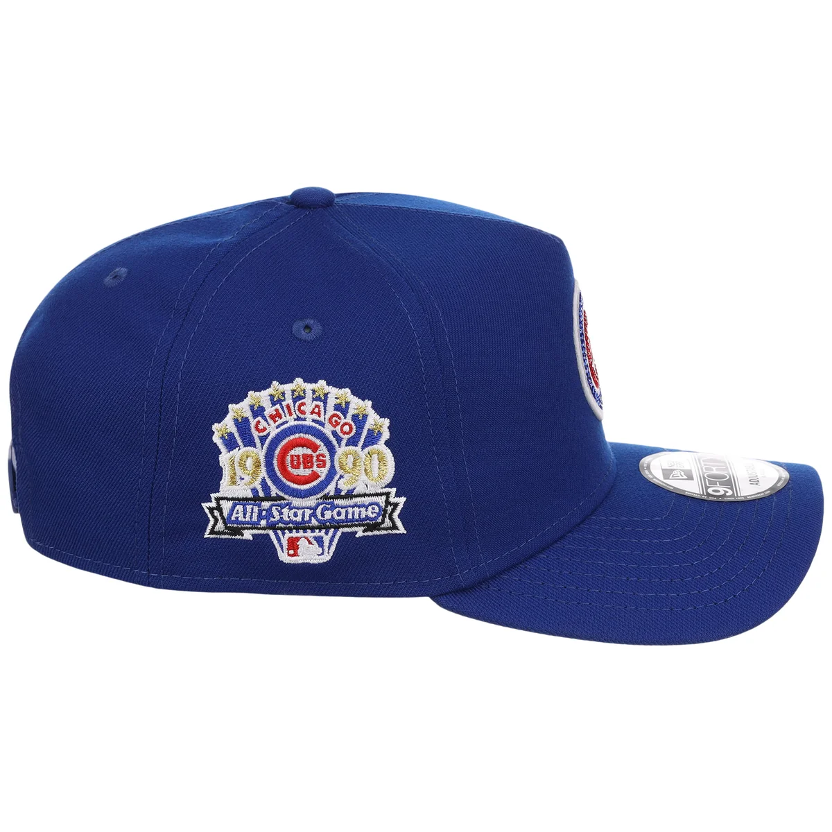 Chicago Cubs MLB Diamond Bling New Era 9FORTY A-Frame detail view