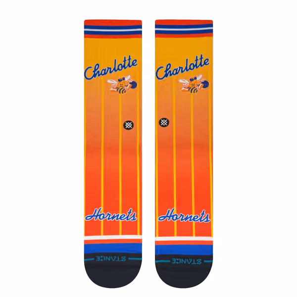 Charlotte Hornets 2025-26 NBA City Edition Crew Socks view 2