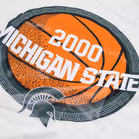 Michigan State Spartans 2000 March Madness NCAA T-Shirt White view 3