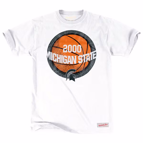 Michigan State Spartans 2000 March Madness NCAA T-Shirt White view 1
