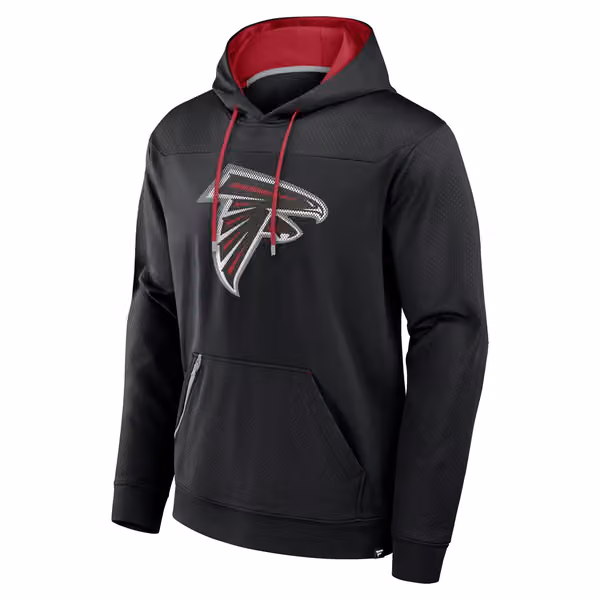 Atlanta Falcons Defender Dot Faded NFL Hoodie Black view 3