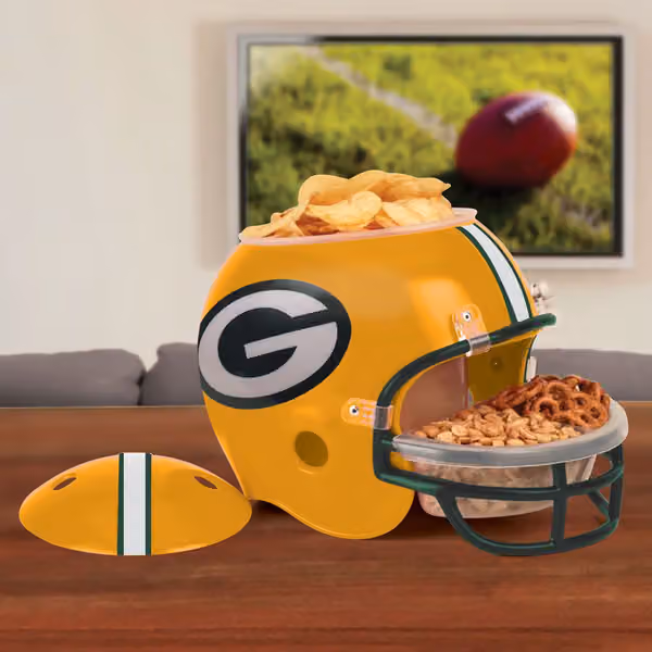 Green Bay Packers Football NFL Snack Helmet view 2
