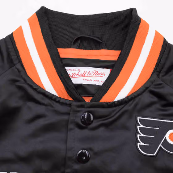 Philadelphia Flyers Mitchell & Ness Lightweight Satin NHL Jacket view 4