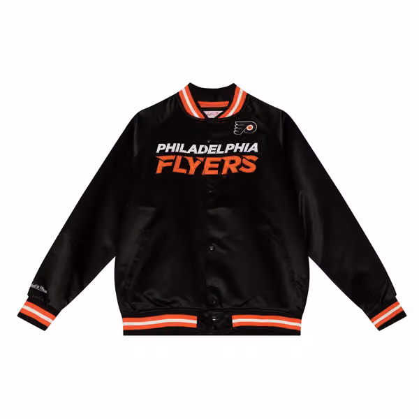 Philadelphia Flyers Mitchell & Ness Lightweight Satin NHL Jacket view 1