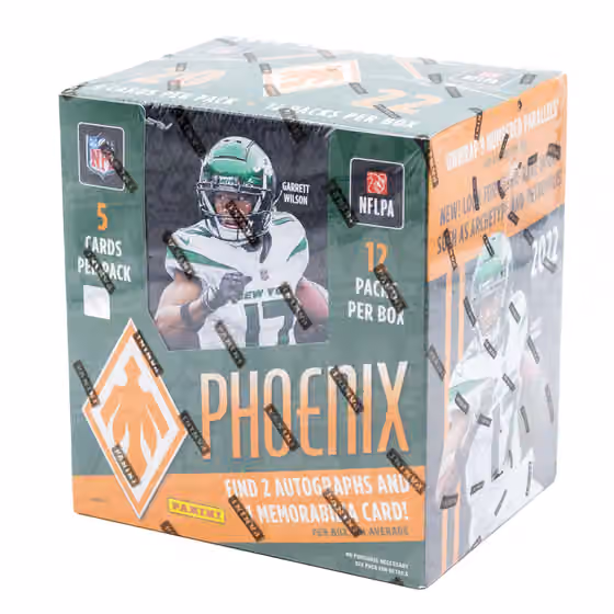 2022 Panini Phoenix Football NFL Hobby Box view 1